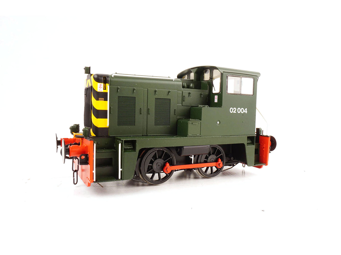 Heljan 2872 Class 02 004 BR Green no Logo Weathererd, O Gauge