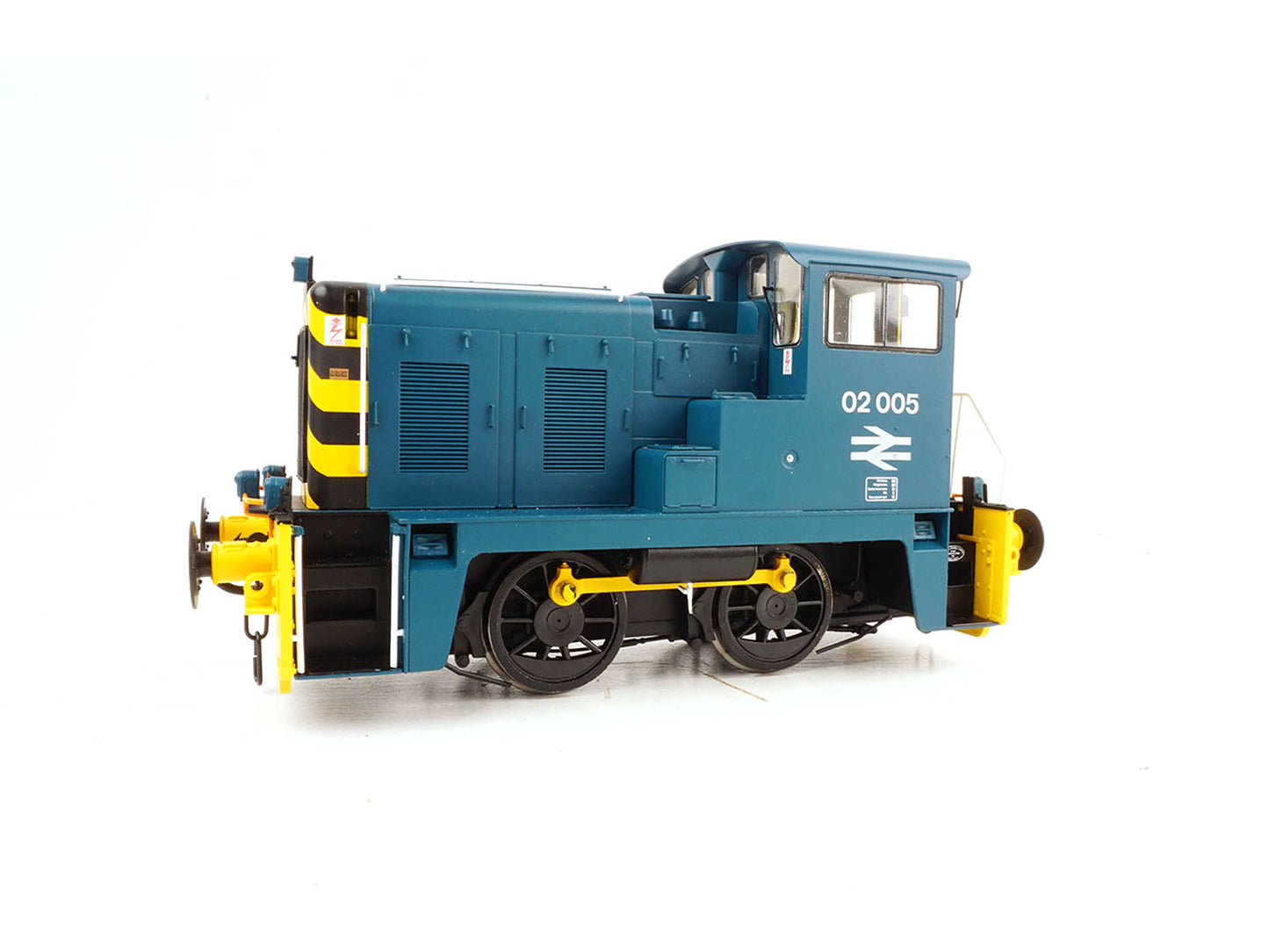 Heljan 2873 Class 02 003 BR Blue w/Wasp Stripes, O Gauge