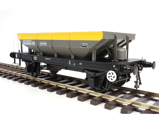Heljan 4357 ZEV Catfish Hopper BR Civil Engineers Grey/Yellow DB992559
