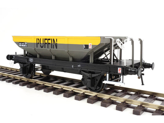 Heljan 4360 ZCV Puffin Hopper BR Civil Engineers Grey/Yellow DB983872