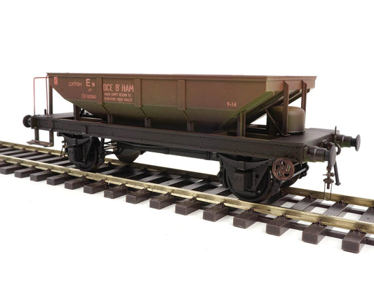 Heljan 4361 Catfish Hopper BR Olive Green DB983860 Weathered