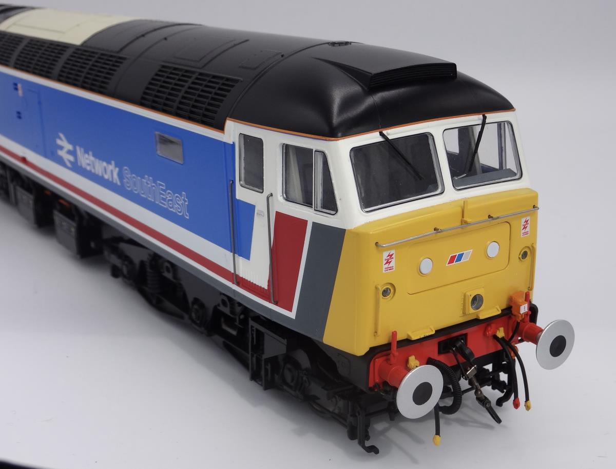 Heljan 4867 Class 47 in Network SouthEast original livery - unnumbered, O Gauge