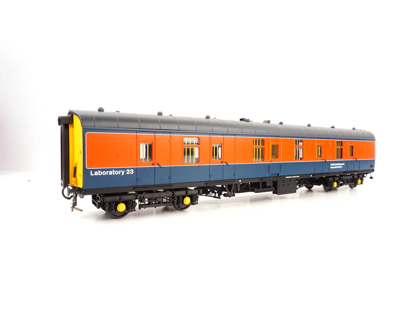 Heljan 4960 Mk1 BG RTC Red/Blue Laboratory 23 B4 Bogies , O Gauge