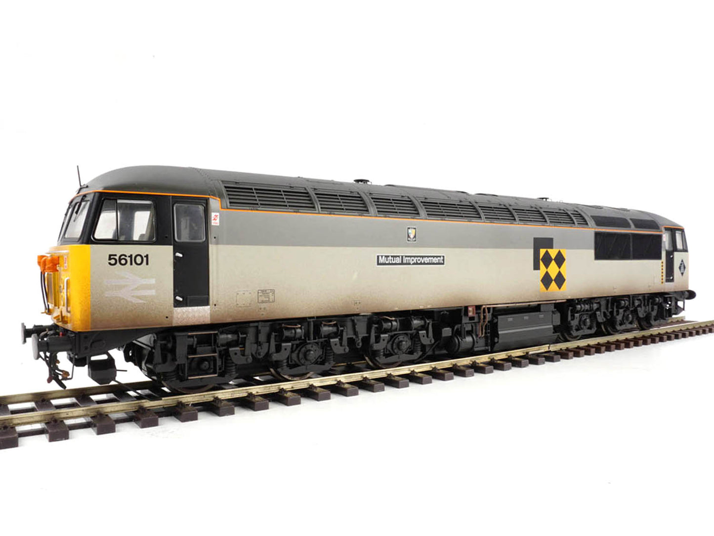 Heljan 5605 Class 56 101 'Mutual Improvement' Railfreight Coal Weathered, O Gauge
