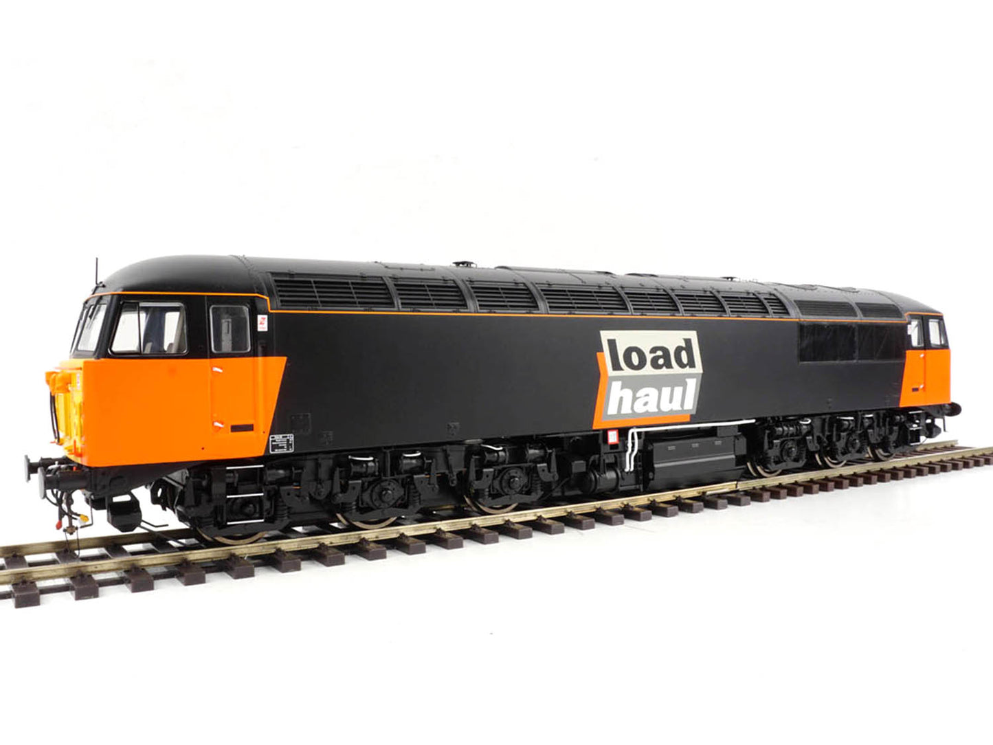 Heljan 5607 Class 56 in LoadHaul black and orange - unnumbered, O Gauge