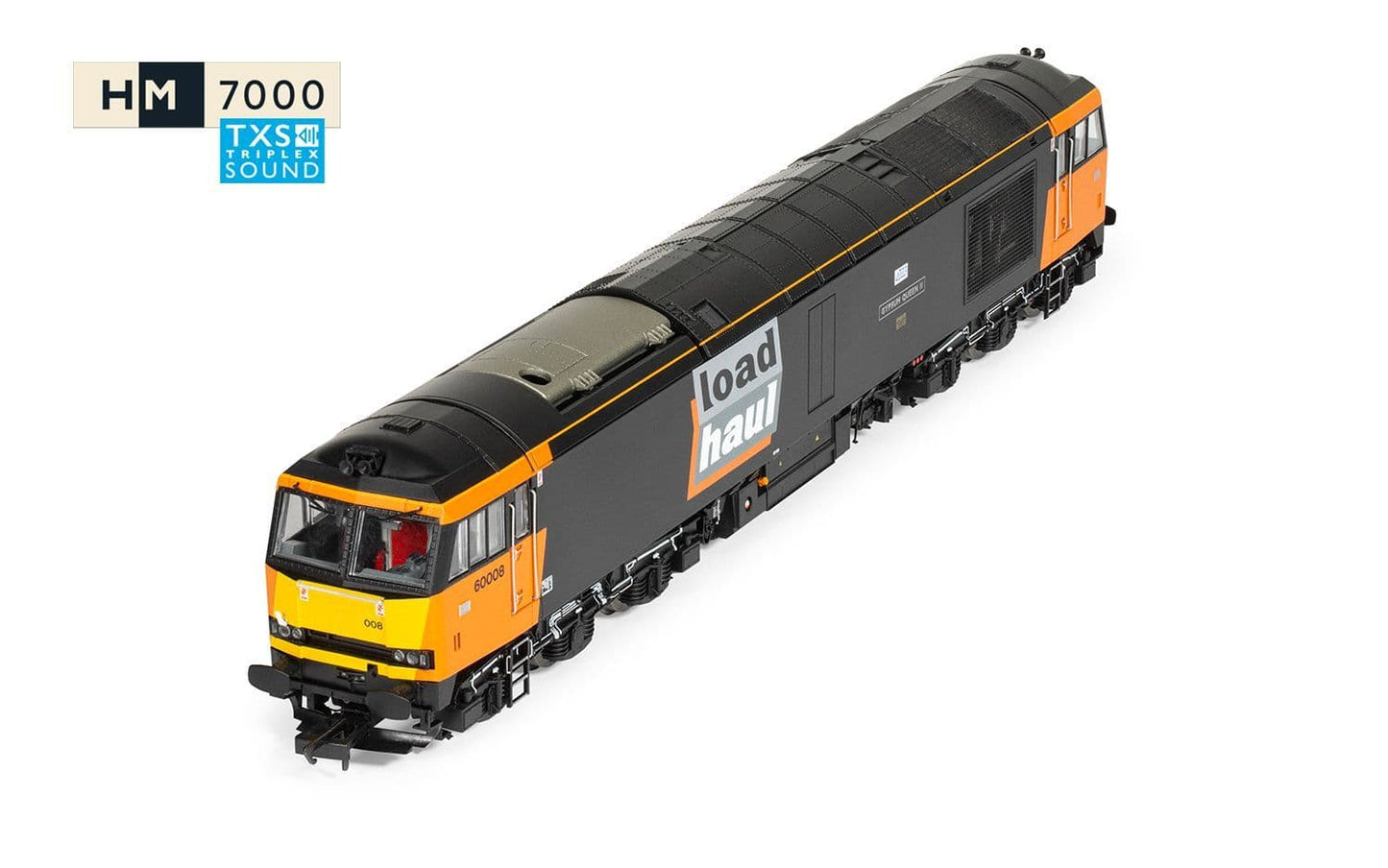 Hornby R30354TXS Loadhaul Class 60 Co-Co 60008 Gypsum Queen II - Sound Fitted - Era 9 OO Gauge