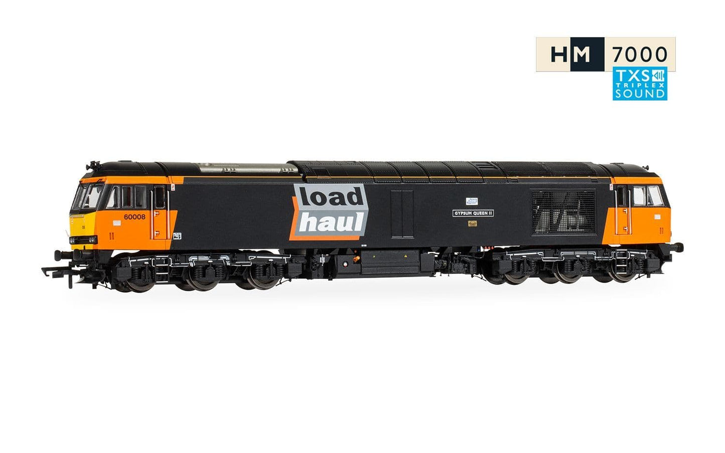 Hornby R30354TXS Loadhaul Class 60 Co-Co 60008 Gypsum Queen II - Sound Fitted - Era 9 OO Gauge