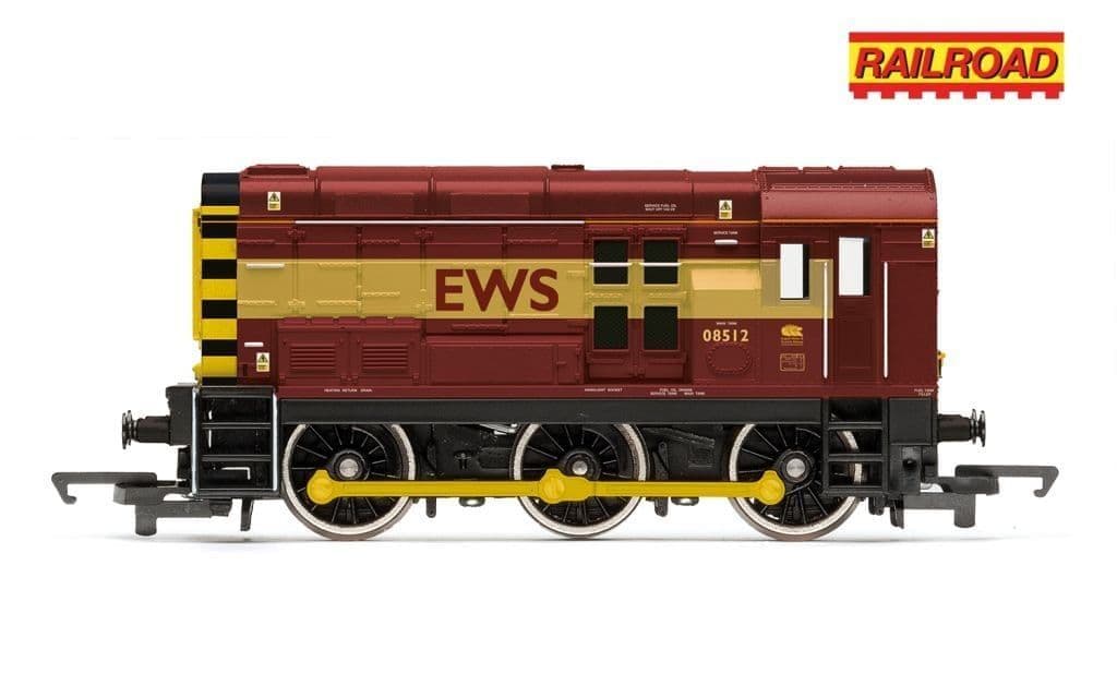 Hornby R30430 RailRoad EWS Class 08 08512, OO Gauge - PRE ORDER £53.99