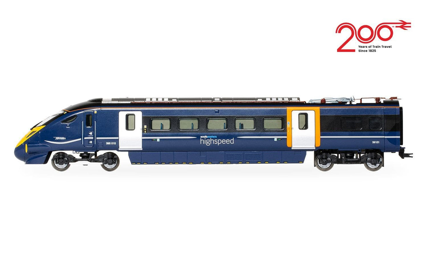 Hornby R30442 Rail 200 Southeastern Class 395 4 Car Train Pack 395015, OO Gauge
