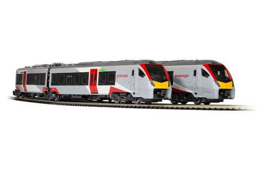 Hornby R3964A Greater Anglia, Class 755/4 'Flirt' 4 Car Train Pack - Era 11