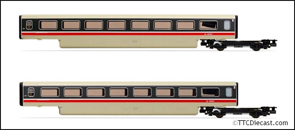 Hornby R40013 BR, Class 370 APT 2-car TU Coach Pack, 48303 + 48304 - Era 7, OO Gauge *LAST FEW*