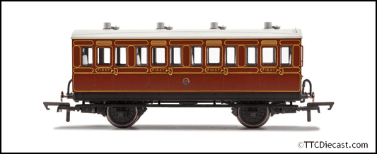 Hornby R40069 LB&SCR, 4 Wheel Coach, 1st Class, 474 - Era 2 *LAST FEW*
