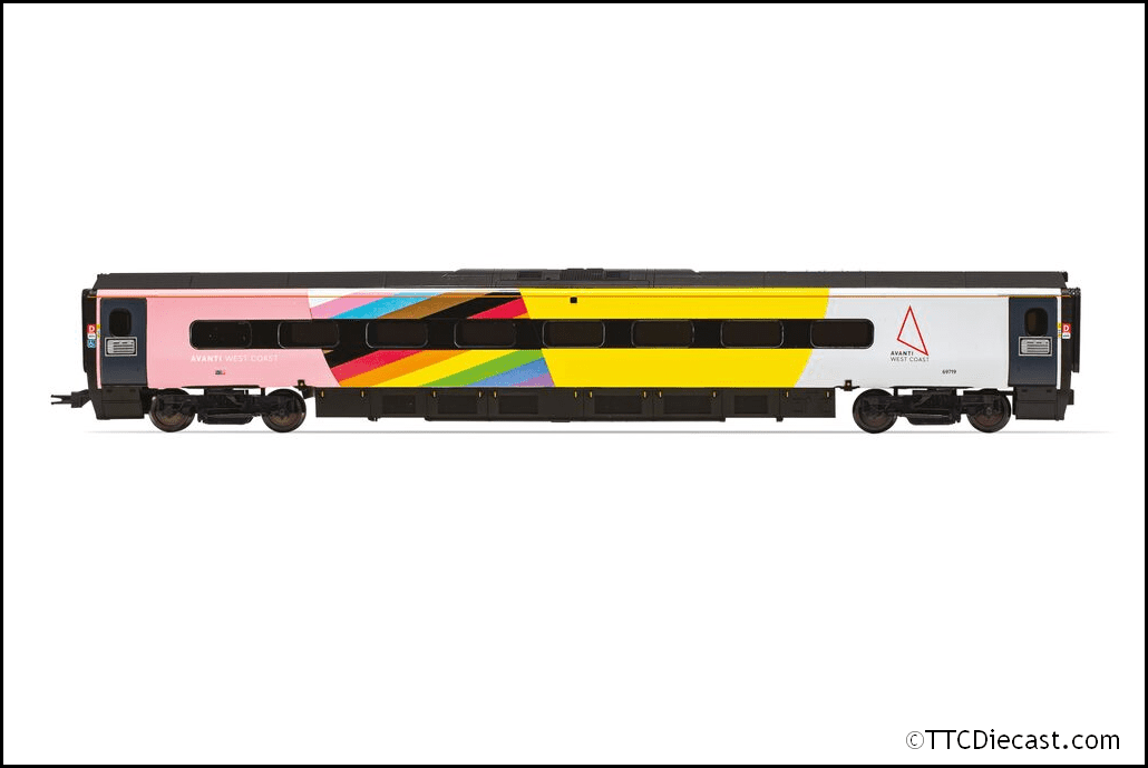 Hornby R40199 Avanti West Coast, Pendolino Motor Standard (MS), Pride Livery *LAST FEW*