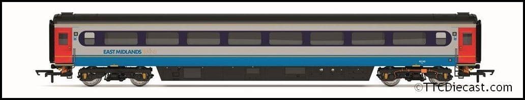Hornby R40362A East Midlands MK3 Coach C 42237 TS - Era 10, OO Gauge *LAST FEW*