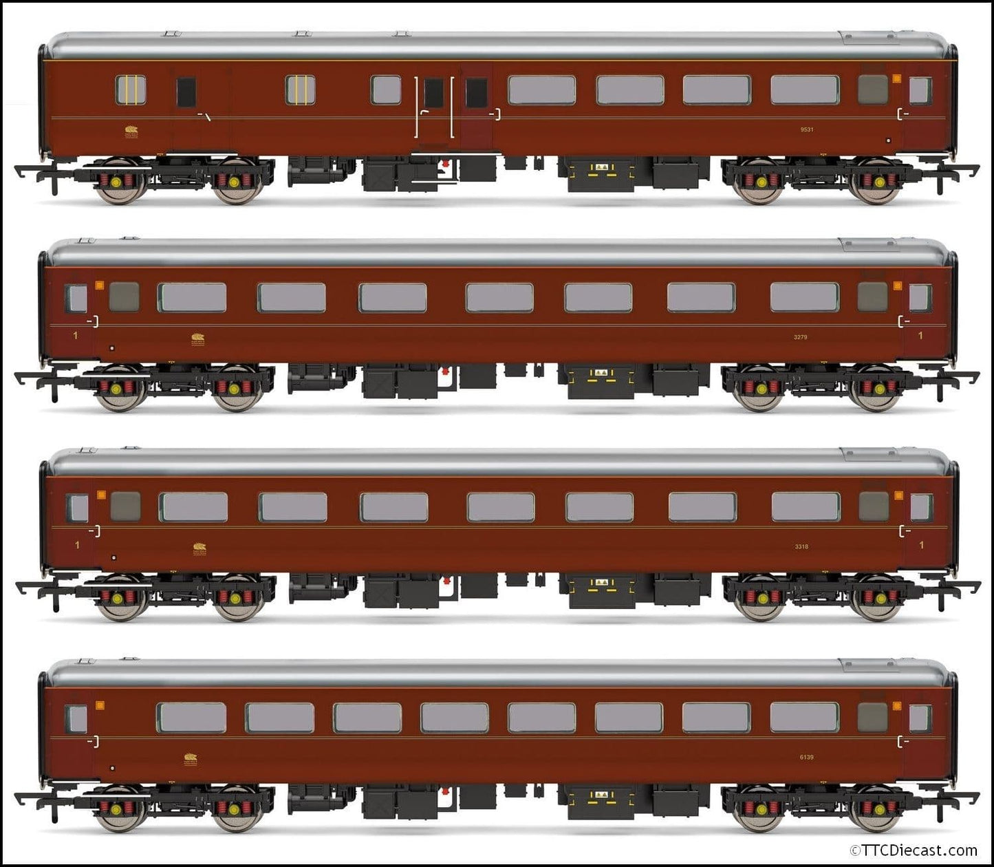 Hornby R40374 EWS Business Coach Pack - Era 10 OO Gauge *LAST FEW*