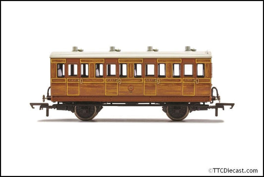 Hornby R40414 IoW CR, 4 Wheel Coach (4 Door), 1st Class - Era 2 - OO Gauge