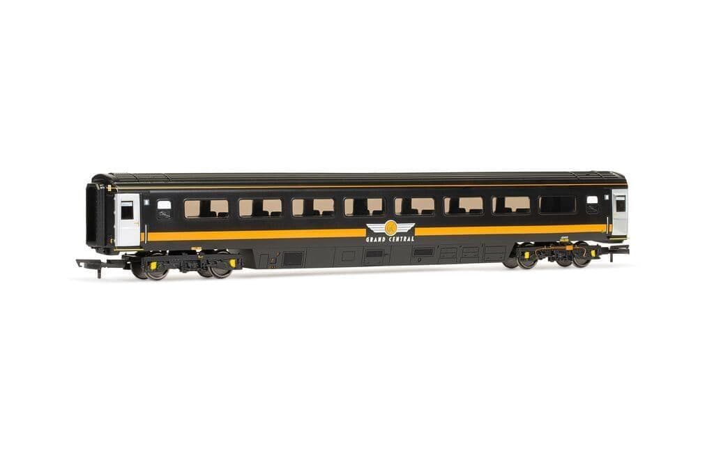 Hornby R40442 RailRoad Grand Central Rail Mk3 Trailer Standard  Open - Era 10 OO Gauge