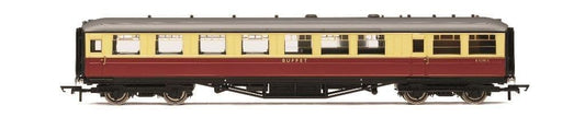 Hornby R40459 BR Gresley Corridor Crimson and cream Buffet E12505E, OO Gauge