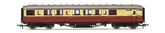 Hornby R40460 BR Gresley Corridor Crimson and cream Composite Brake E9126E, OO Gauge