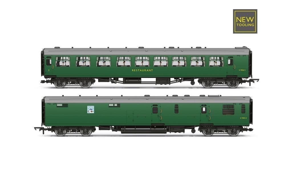 Hornby R40471 BR Kitchen and Buttery Car & Composite Restaurant, Tavern Car, Jolly Tar 7834