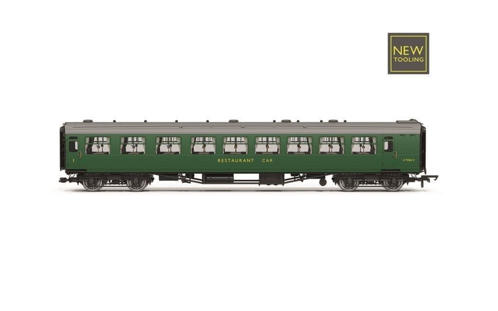 Hornby R40471 BR Kitchen and Buttery Car & Composite Restaurant, Tavern Car, Jolly Tar 7834