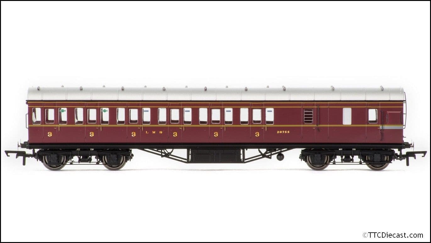 Hornby R4677C LMS Non-Corridor 57' Third Class Brake Coach *LAST FEW*