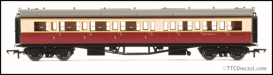 Hornby R4687A BR, Collett 'Bow - Ended' Corridor Composite (L/Hand), W6146W *LAST FEW*