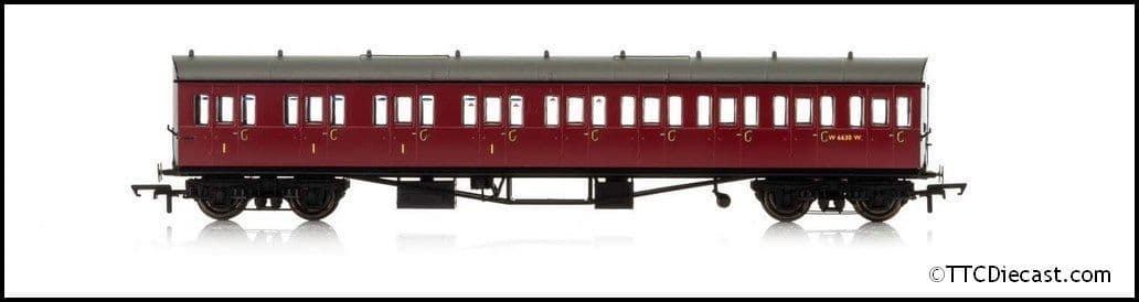 Hornby R4878A BR, Collett 57' Bow Ended E131 9 Compart / Compo (LH), W6237W *LAST FEW*