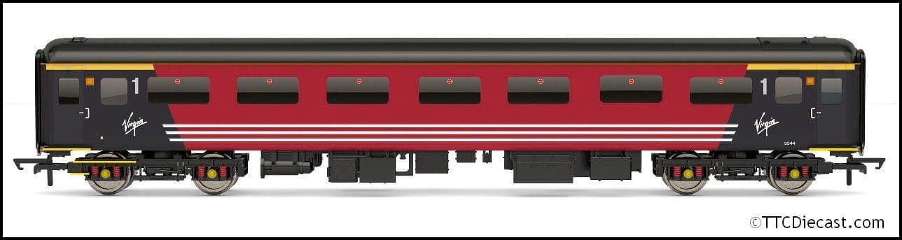 Hornby R4944A Virgin Trains, Mk2F First Open, 3344 - Era 9, OO Gauge *LAST FEW*