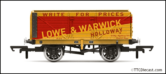 Hornby R60026 7 Plank Wagon, Lowe & Warwick - Era 2 *LAST FEW*