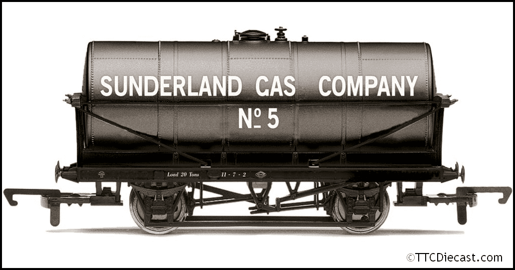 Hornby R60035 20T Tank Wagon, Sunderland Gas Company - Era 2/3 *LAST FEW*