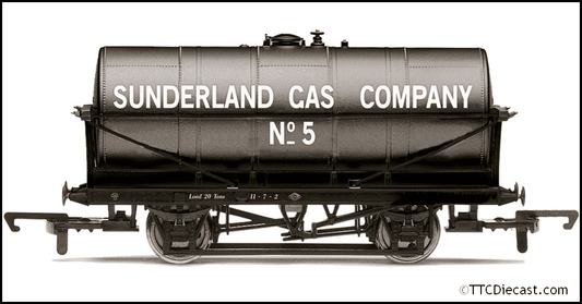 Hornby R60035 20T Tank Wagon, Sunderland Gas Company - Era 2/3 *LAST FEW*