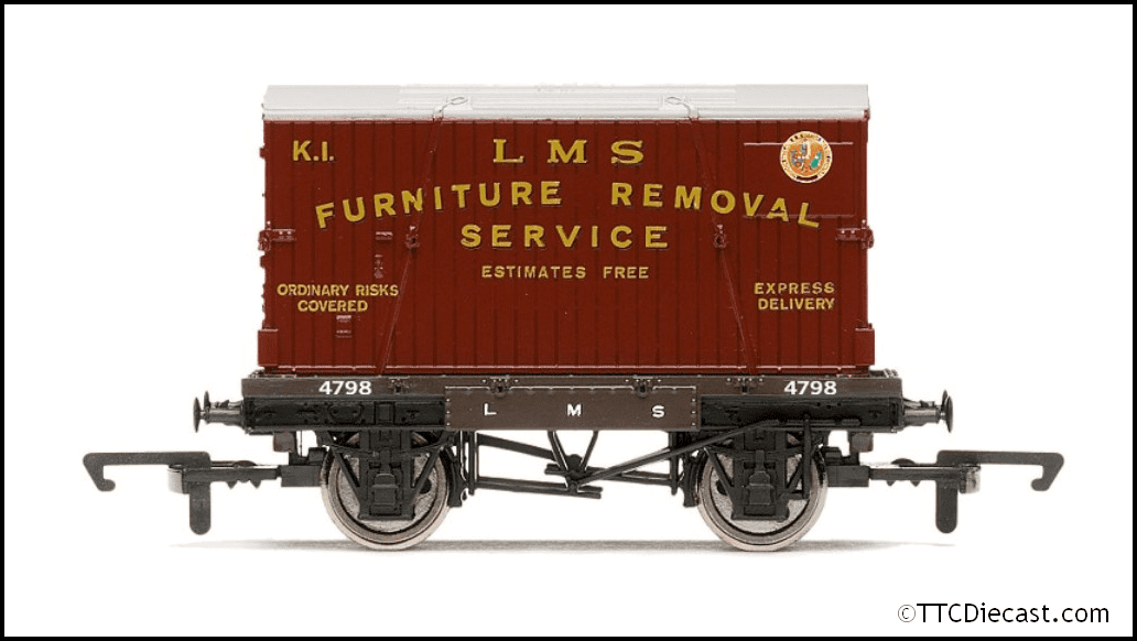 Hornby R60072 LMS, Conflat A, Furniture Removal - Era 3 *LAST FEW*
