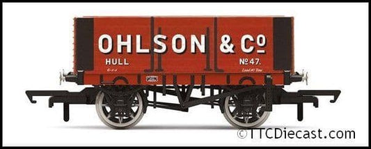 Hornby R60096 6 Plank Wagon, Ohlson + Co - Era 3, OO Gauge