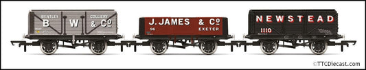 Hornby R60103 3 * Wagon Pack, B.W & Co, J. James & Co, Newstead Colliery Era 3