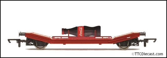 Hornby R60170 Lowmac with Coca-Cola Bottle, OO Gauge *LAST FEW*