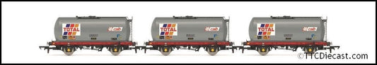 Hornby R60258 Total, TTA Tank Wagon Triple Pack - Era 7 - OO Gauge