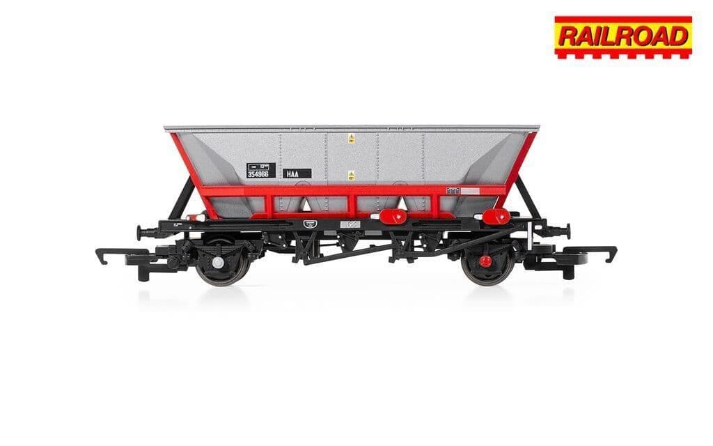 Hornby R60266 RailRoad BR Railfreight Hopper HAA Wagon 354966 - Era 8 OO Gauge