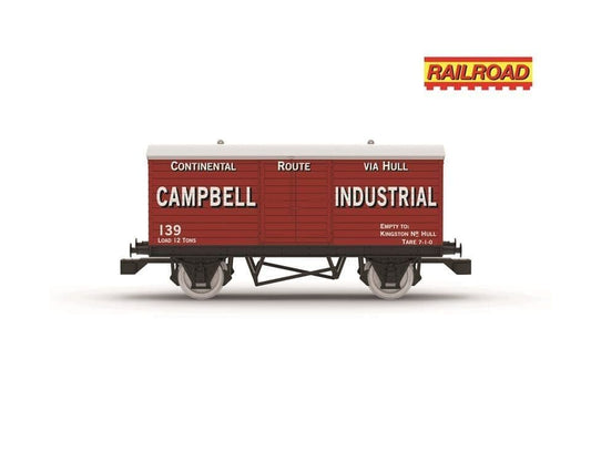 Hornby R60272 RailRoad Campbell Closed Van, OO Gauge - PRE ORDER £16.19