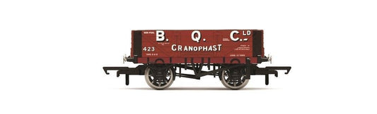 Hornby R60295 BQC 4 Plank Wagon No423, OO Gauge