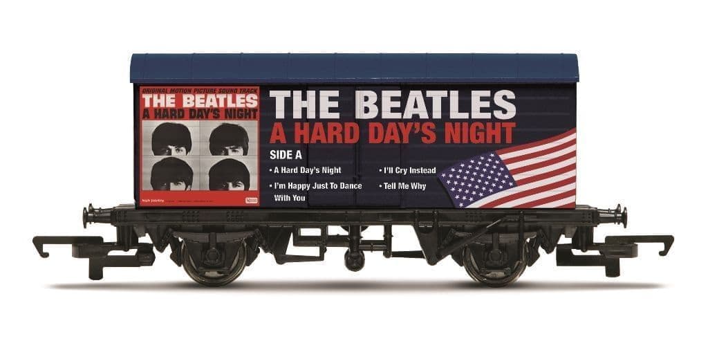 Hornby R60302 The Beatles 'Hard Days Night' US and UK Album Covers Wagon, OO Gauge PRE ORDER £20.69