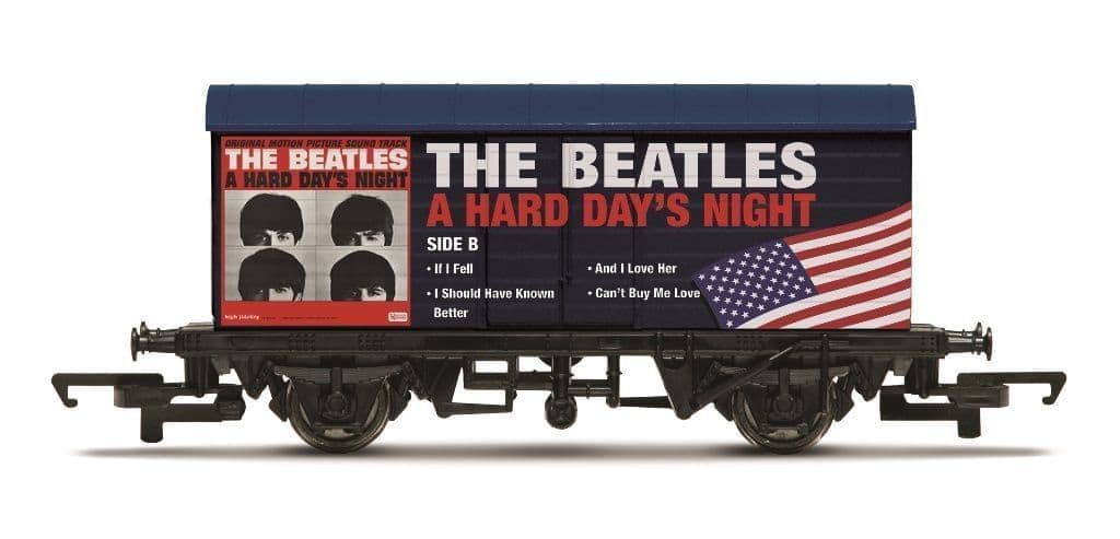 Hornby R60302 The Beatles 'Hard Days Night' US and UK Album Covers Wagon, OO Gauge PRE ORDER £20.69