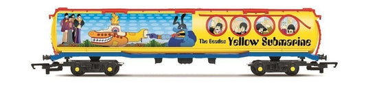 Hornby R60314 The Beatles Yellow Submarine 100T Tanker Wagon, OO Gauge - PRE ORDER £26.99