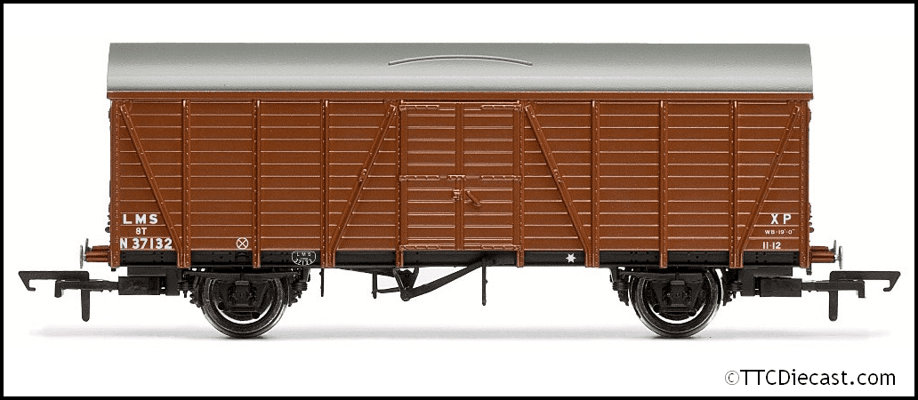 Hornby R6640B LMS, 4 Wheeled CCT Van - Era 3, OO Gauge *LAST FEW*