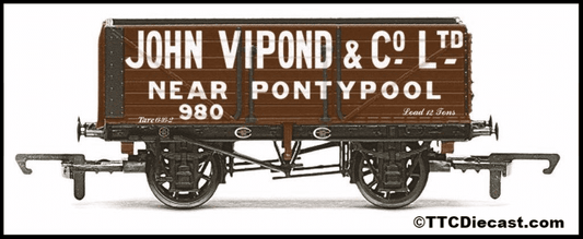 Hornby R6812 7 Plank Wagon 'John Vipond' *LAST FEW*