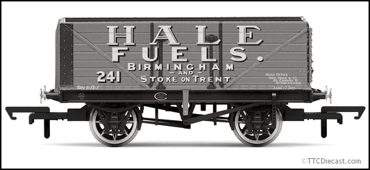 Hornby R6874 7 Plank Wagon, Hale Fuels,OO Gauge *LAST FEW*