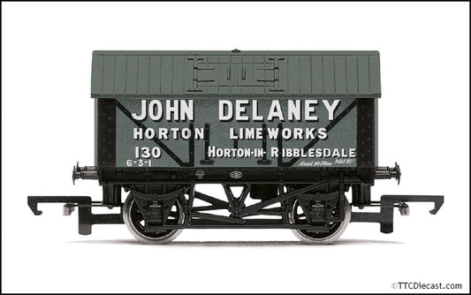 Hornby R6977 John Delaney, 8T Lime Wagon, No. 130 - Era 2/3 - OO Gauge *LAST FEW*