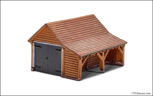 Hornby R7271 Modern Timber Garage, OO Gauge