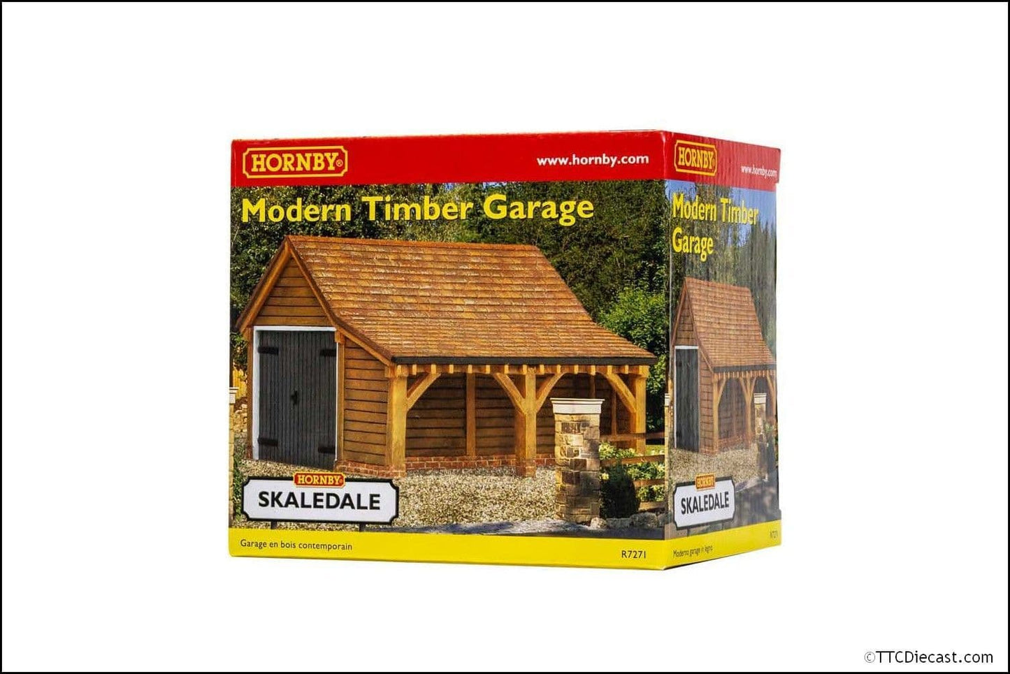Hornby R7271 Modern Timber Garage, OO Gauge