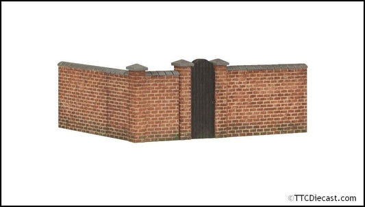 Hornby R7355 Front and Right Hand Victorian Terrace House Garden Wall OO Gauge - PRE ORDER £12.74